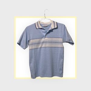 Vintage Mister Man Light Blue Polo Size M